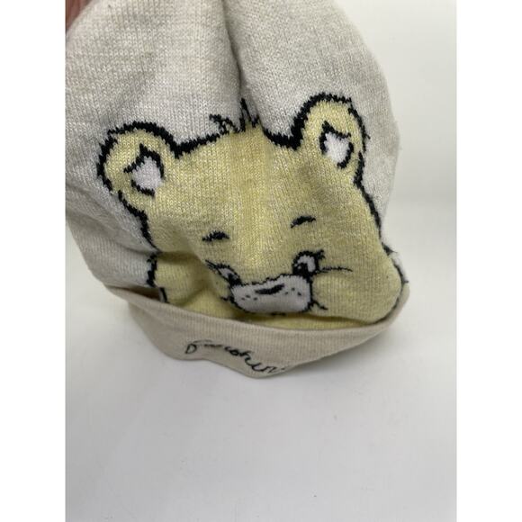 Care Bears Funshine Yellow Pom Pom Cuff Knit Beanie - Picture 6 of 6